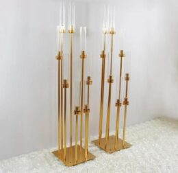 10 Arm Metal Candelabra