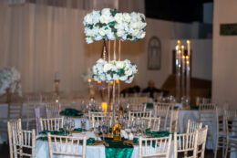 5ft double ring centerpiece